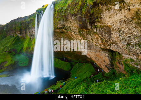 Wasserfall. Stockfoto