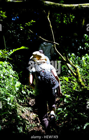 Öko-Abenteuer in Costa Rica Stockfoto