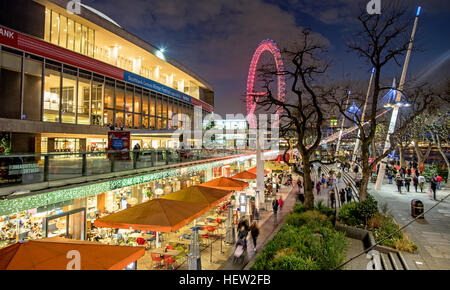 Southbank Centre festliche Display Southbank London UK Stockfoto