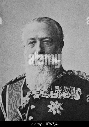 Friedrich i., Frederick Wilhelm Ludwig, 9. September 1826 - 28. September 1907, Großherzog von Baden von 1856 bis 1907., Bild aus dem Jahr 1895, digital verbessert Stockfoto