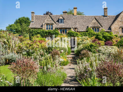 Cotsworld Haus in Chipping Campden. Chipping Campden eine kleine Marktstadt im Cotswold-Viertel Gloucestershire, England Stockfoto