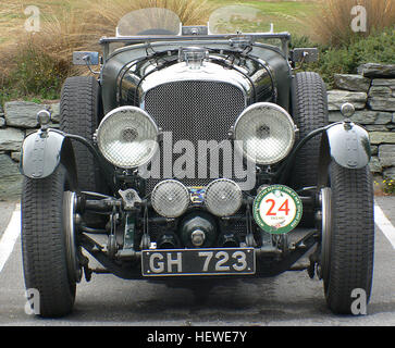 Seine Lieblings-Modell als Speed Six Bentley Gründer Walter Owen Bentley. Es war erfolgreich und das größte Racing-Modell von Bentley angeboten. Auch, rundete es die legendäre Serie von Le Mans-Siege, darunter 1924, 27, 28, 29 und 30. Die später davon wurde mit Geschwindigkeit Sechser ausgestattet mit Van Den Plas-Karosserie aus Belgien erreicht. Stockfoto