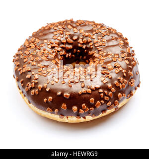 Donut isoliert auf weiss Stockfoto