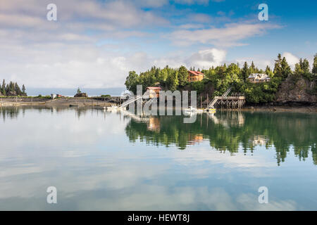 Stillpoint Lodge, Halibut Cove Kachemak Bay, Alaska, USA Stockfoto