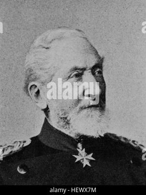 Count Karl Konstantin Albrecht Leonhard, Leonhardt, Graf von Blumenthal, war 30. Juli 1810 - 21. Dezember 1900, ein preußischer Feldmarschall,, Bild aus dem Jahr 1895, Digital verbessert Stockfoto