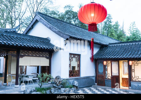 Traditionellen Garten in Yangzhou Stockfoto