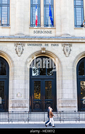 Universität Sorbonne in Paris, Frankreich Stockfoto