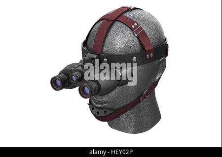 Night Vision taktischen Kampf Vorteile. 3D-Rendering Stockfoto