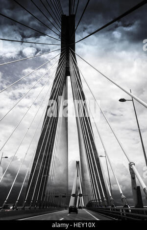 Der Rio-Antirrio Kabel Brücke Stockfoto