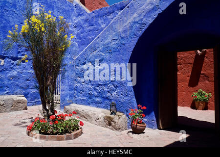 Monasterio de Santa Catalina Arequipa, Peru, Monastery Santa Catalina Stockfoto