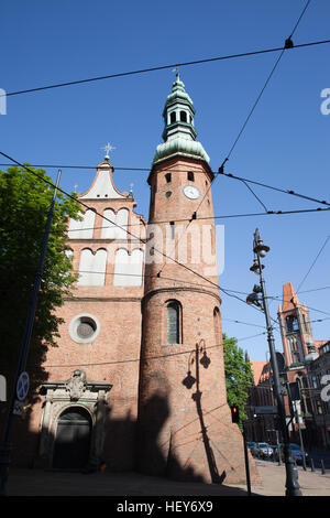 Kirche der Klarissen - Kirche Mariä Himmelfahrt in Bydgoszcz, Polen Stockfoto