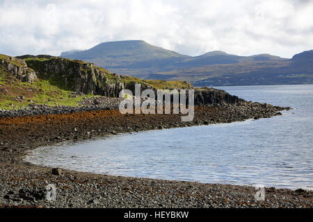 Die Coral Strände an den Ufern des Loch Dunvegan in der Nähe von Claigan, Isle Of Skye, Schottland Stockfoto