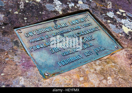 Gouverneur Spiel Lookout - Lilyvale, New South Wales, Australien Stockfoto