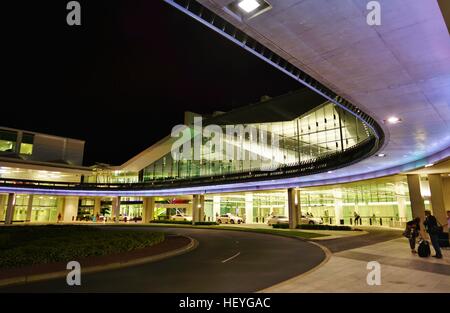 Ansicht von Canberra Airport (CBR) dient die Hauptstadt von Australien Stockfoto