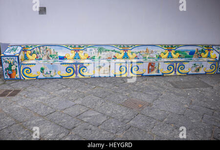 Dorf von Anacapri, Insel Capri, Italien Stockfoto