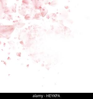Cherry Blossom. Rosa Sakura Blumen. EPS 10 Stock Vektor