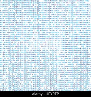 Nahtlose Textur. Zufällige Buchstaben, Symbole-Computer-Code. Binär-Code, Algorithmus Binär, Data-Code. Vektor-illustration Stock Vektor