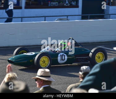 Martin Stretton, Lotus BRM 24, Glover Trophy, Grand-Prix-Wagen, Goodwood Revival 2016, 2016, Oldtimer, Goodwood, Goodwood Revival, Goodwood Revival Stockfoto