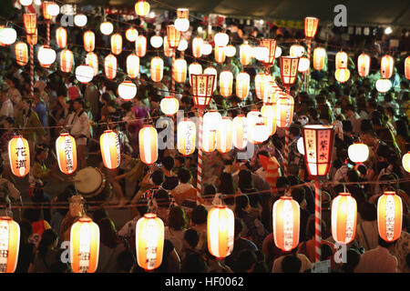 Japanische traditionelle Bon Odori festival Stockfoto