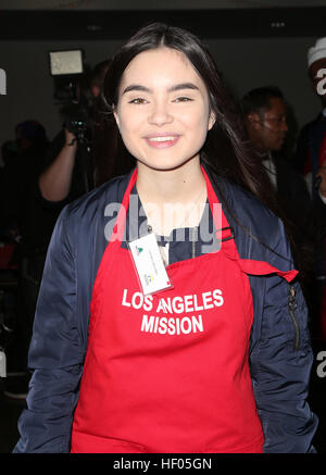 Los Angeles, CA, USA. Dezember 2016. 23. Dezember 2016 – Los Angeles, Kalifornien – Landry Bender. Die Weihnachtsfeier der Los Angeles Mission fand in der Los Angeles Mission statt. Foto: F. Sadou/AdMedia © AdMedia/Alamy Live News Stockfoto