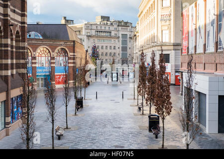 Liverpool, Vereinigtes Königreich. 25. Dezember 2016. Die Straßen von Liverpool Stadtzentrum verlassen am Morgen des ersten Weihnachtsfeiertag (Sonntag, Dezember 25,2016). Bildnachweis: Christopher Middleton/Alamy Live-Nachrichten Stockfoto