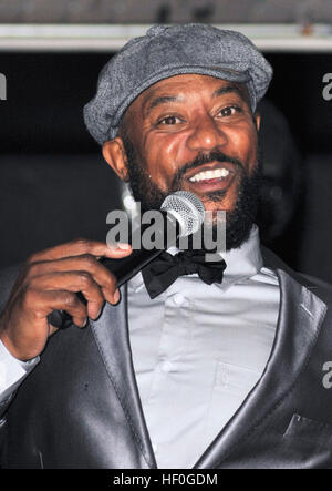Inglewood, Ca. 10. August 2016. Komiker Schauspieler Ricky Harris im Hollywood Park Casino in Ingewood, Kalifornien am 10. August 2013. © Koi Sojer/Snap'n U Fotos/Medien Punch/Alamy Live-Nachrichten Stockfoto
