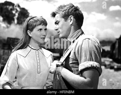 EAST OF EDEN 1955 Warner Bros Film mit James Dean und Julie Harris Stockfoto