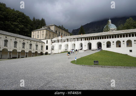 das Heiligtum von Oropa, Piemont, Italien Stockfoto