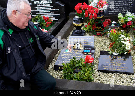 Die Ehre-Tour der Ira Soldaten - 08/01/2012 - Nord Irland / Ulster / Belfast - einige ex-Soldaten der IRA sind heute Teil des Cloiste, Verband schlägt politische Führungen durch Belfast und Derry - Olivier Goujon / Le Pictorium Stockfoto