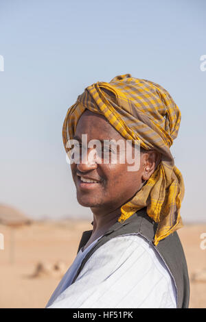 Nubische Shepherd, Naqa, Sudan Stockfoto