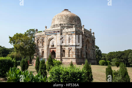Sheesh Gumbad Grab, Lodi Gardens, New Delhi, Indien Stockfoto