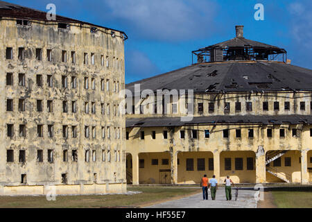 Das Presidio Modelo Gefängnis auf der Insel der Jugend, wo Fidel Castro inhaftiert war, Kuba Stockfoto