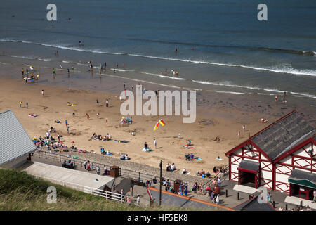 Saltburn-by-the-Sea und Saltburn Pier Cleveland offiziell Teil von North Yorkshire England Stockfoto