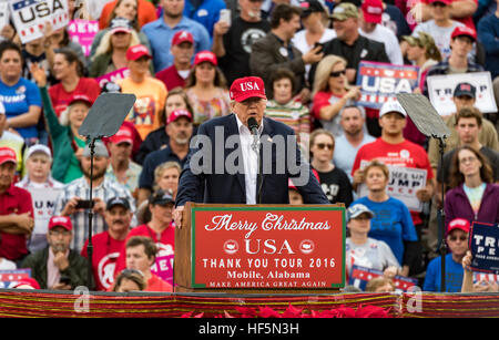 US-Präsident elect Donald J. Trump "Danke Tour 2016" Stockfoto