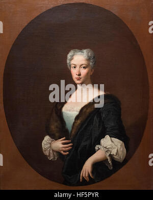 Giacomo Ceruti - "Il Pitocchetto" (1698-1767), Portrait einer Dame, ca.1750. Retrato de Una Dama. Stockfoto