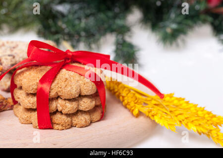 Integral Keks, gesundes Essen, selektiven Fokus und kleine Schärfentiefe Stockfoto