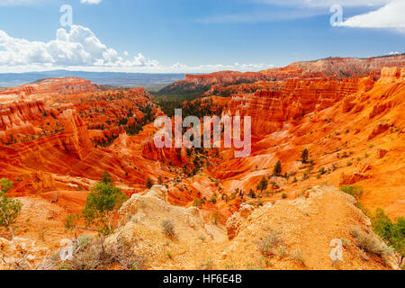 Bryce Canyon ist eine Sammlung von natürlichen Amphitheater des Paunsaugunt Plateaus beiseite. Bryce ist unverwechselbar aufgrund von geologischen Strukturen, so genannte hoodo Stockfoto