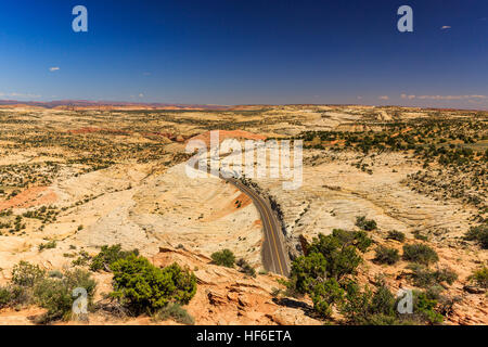 Bevor die Highway 12 Strecke gebaut wurde, in dieser Region unterwegs war langsam, harte Arbeit. Stockfoto