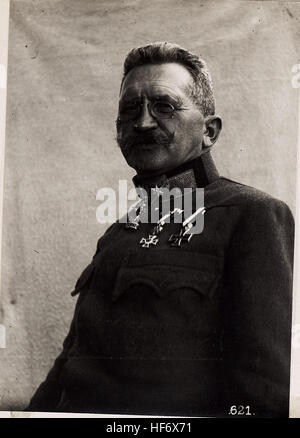 General Major Anton Klein, 1. Weltkrieg, Europeana Collections 1914 - 1918, war Mapping Unit 4 Stockfoto