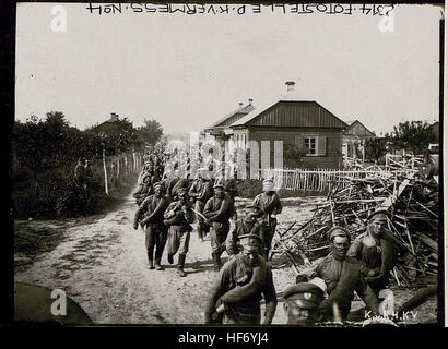 Russische Kriegsgefangene in Kowel, 1. Weltkrieg Stockfoto