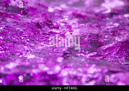 Abstrakt violett Bokeh. Konzeption von Weihnachten Hintergrund. Stockfoto