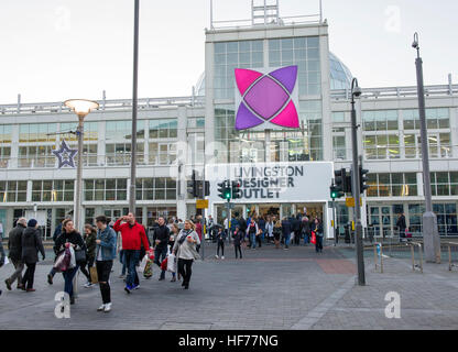 Livingston Designer Outlet Shopping Center, Livingston, West Lothian. Stockfoto