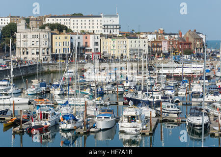 Royal Harbour Marina, Ramsgate, Isle Of Thanet, Kent, England, Vereinigtes Königreich Stockfoto