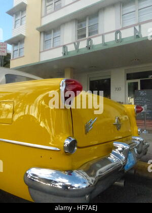 Art Deco District in Miami Beach Stockfoto