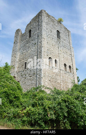11. Jahrhundert St. Leonards Turm ist St.Leonard Road, West Malling, Kent, England, Vereinigtes Königreich Stockfoto