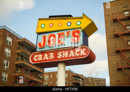 Joe's Crab Shack legeres Restaurant im Stadtteil Queens in New York Super Samstag, 24. Dezember 2016.  (© Richard B. Levine) Stockfoto