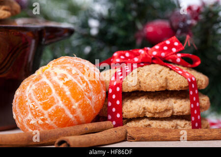 Integral Keks, gesundes Essen, selektiven Fokus und kleine Schärfentiefe Stockfoto