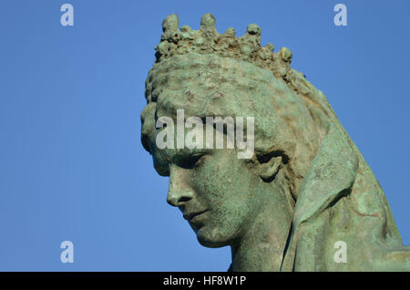 Sissi-Denkmal, Budapest, Ungarn, Sissi Denkmal, Ungarisch Stockfoto