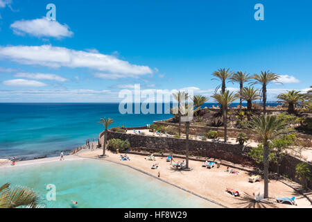 Spanien, Kanarische Inseln, FUERTEVENTURA - 15. Juni 2016: R2 Rio Calma Hotel & Spa & Konferenz Stockfoto