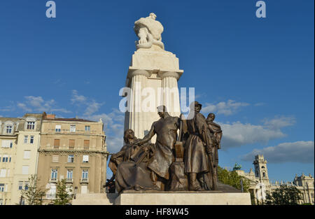 István Tisza Denkmal, Kossuth ter, Budapest, Ungarn, István Tisza Denkmal, Ungarn Stockfoto